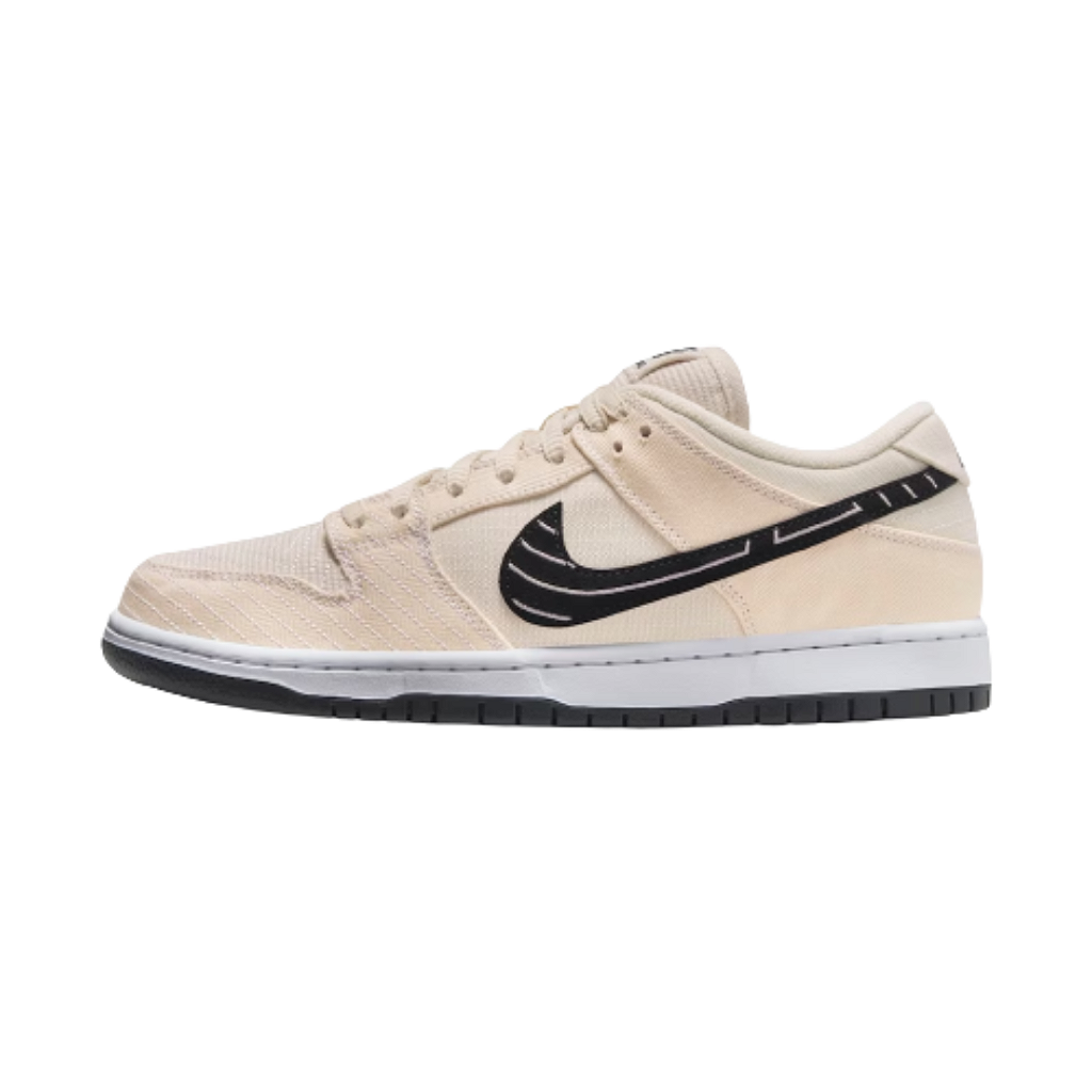 Nike SB Dunk Low x Albino & Preto Pearl White - Blackapparel
