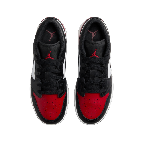 Air Jordan 1 Low GS Bred Toe - Blackapparel