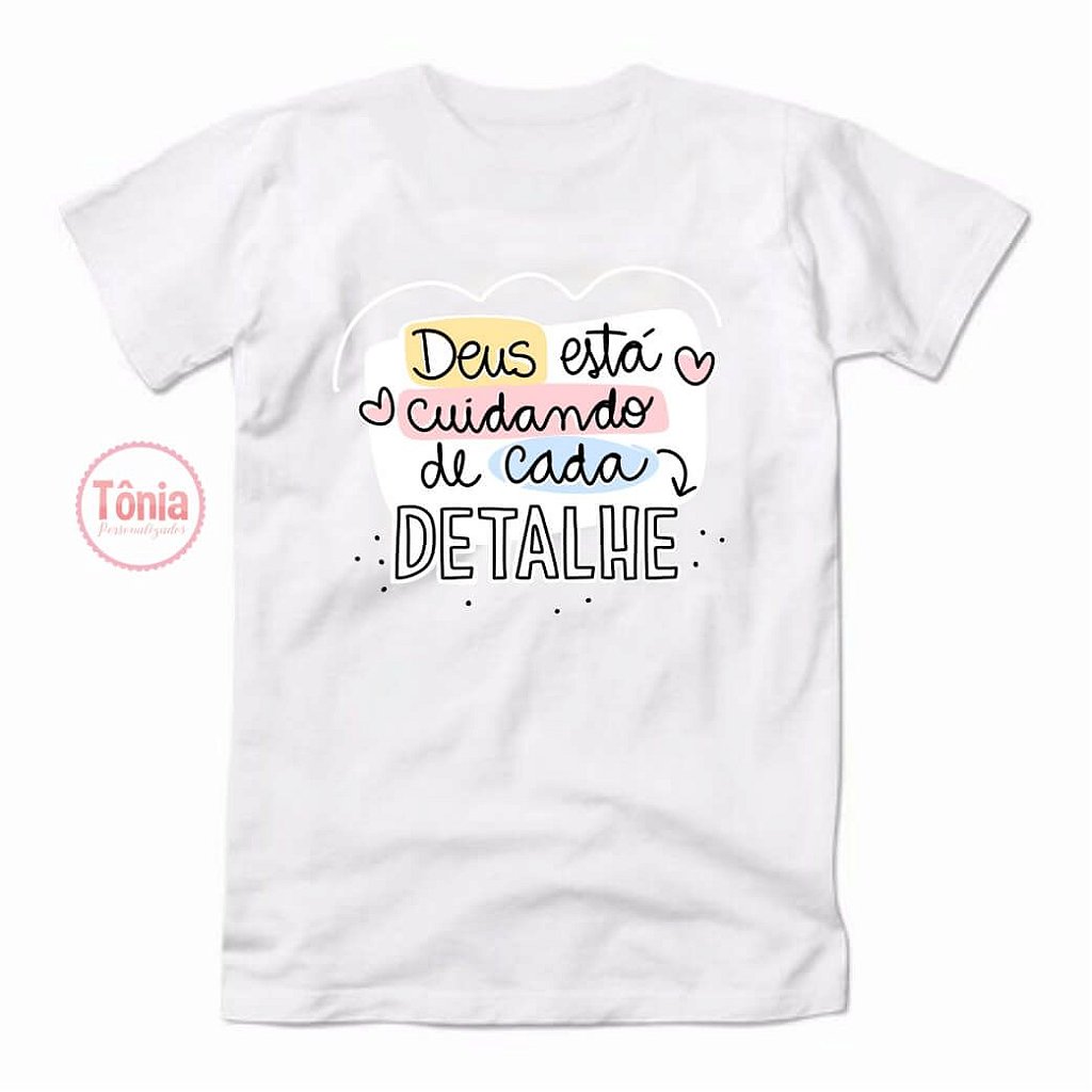 Camiseta Infantil Frases Biblica