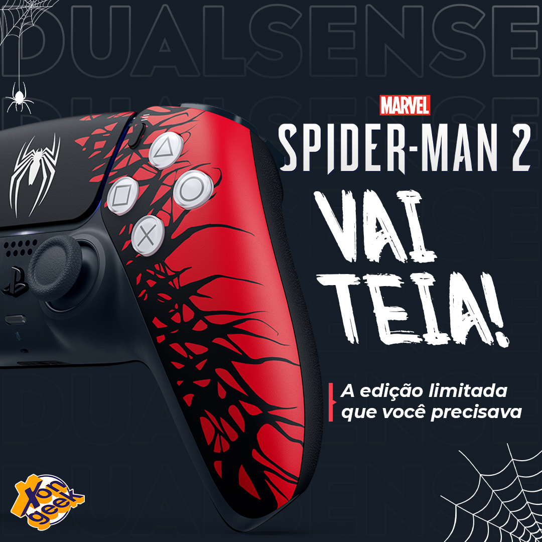 Controle sem fio DualSense Marvel's Spider-Man 2 Limited Edition