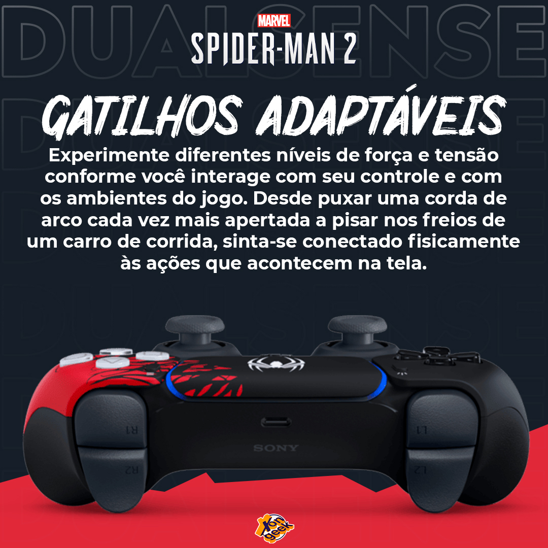 Controle Dualsense Playstation 5 - PS5 + Game Marvel's Spider-man