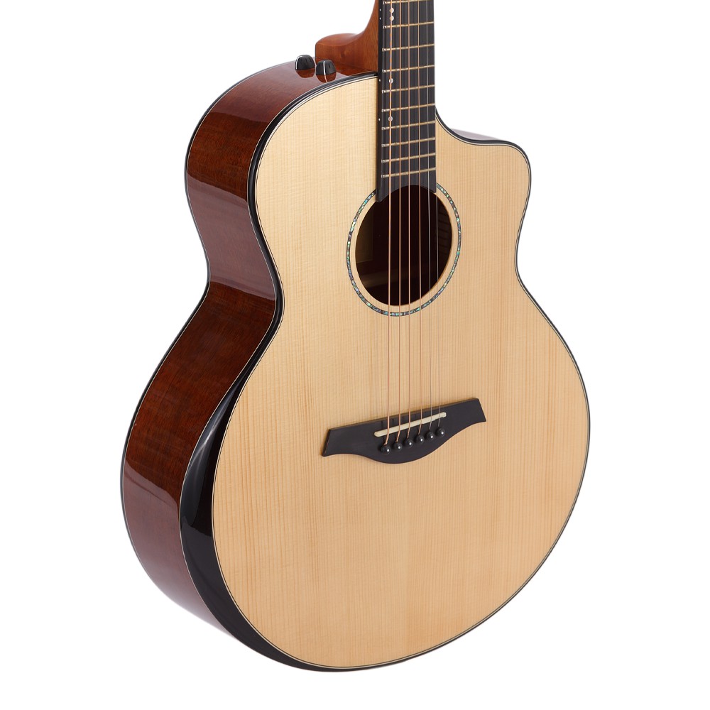 Violão Elétrico Aço Mini Jumbo Anatômico PHX J White AH-599 NA