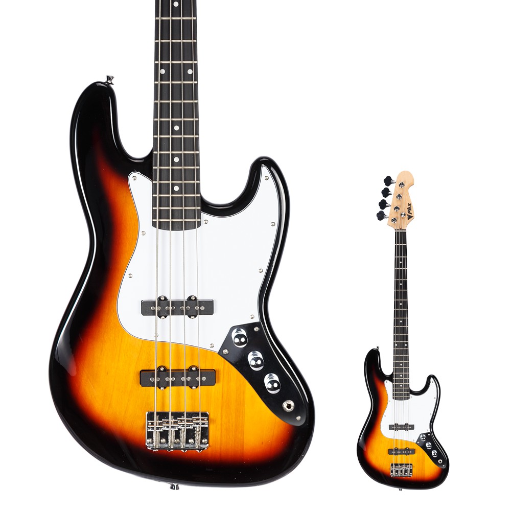 Baixo 4 Cordas - Jazz Bass - PHX JB 3TS - 3 Tone Sunburst