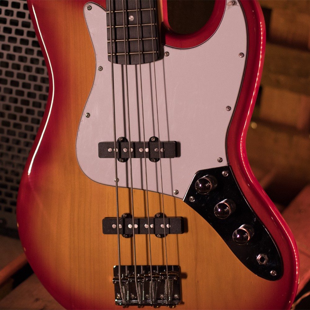 Baixo 4 Cordas - Jazz Bass - PHX JB CS - Cherry Sunburst