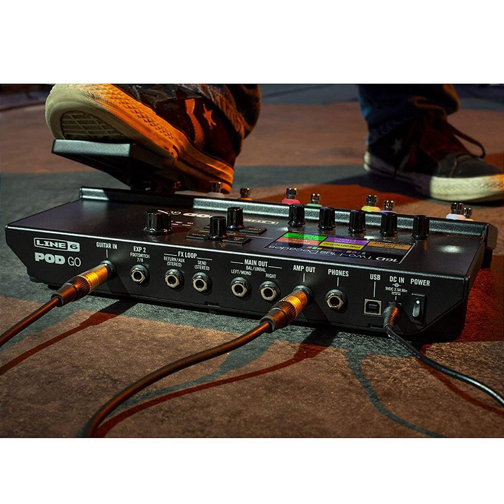 Pedaleira Impulse Response Line 6 POD Go - AudioDriver