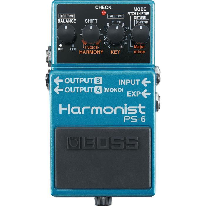 ギター boss harmonist ps-6 Pedal Harmonist PS-6 Para Guitarra - Boss - AudioDriver