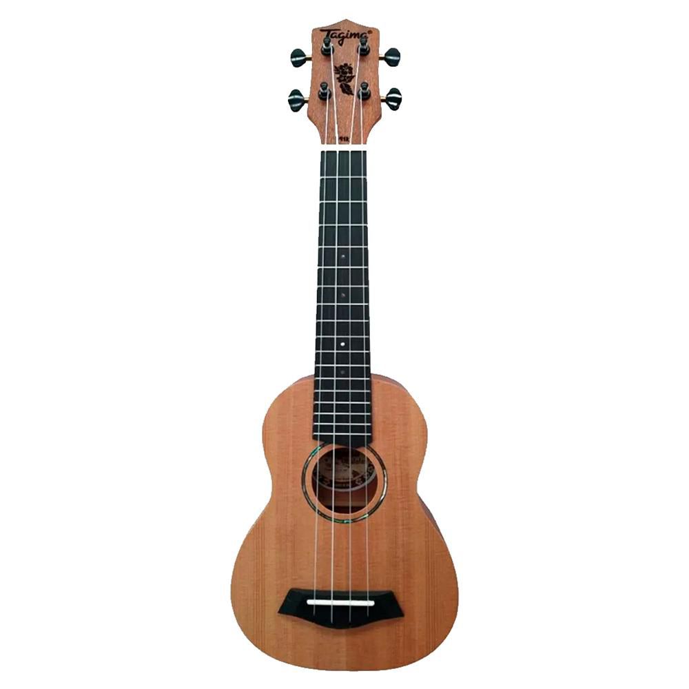 Ukulele Soprano Tagima 41-K Acústico Tampo Sólido Natural Fosco