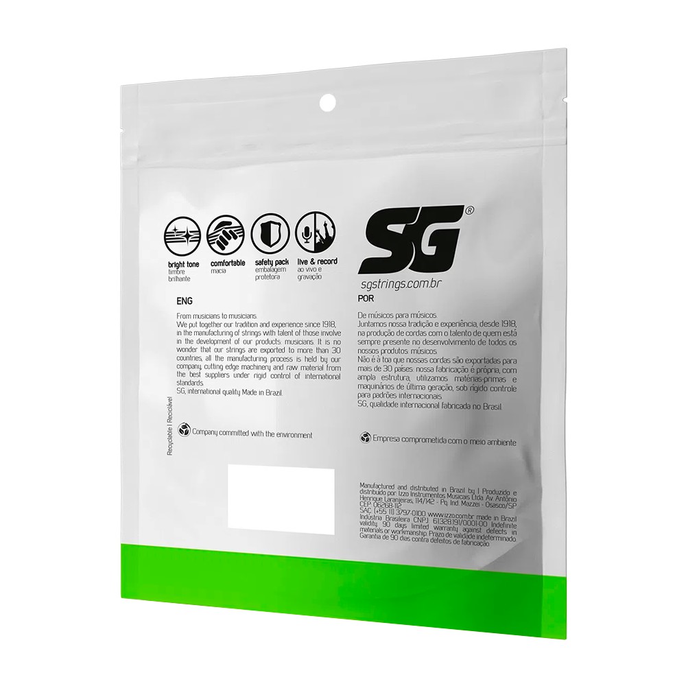 Encordoamento Baixo 5 Cordas SG 045 - AudioDriver Encordoamento Baixo 5 Cordas SG 045 - AudioDriver