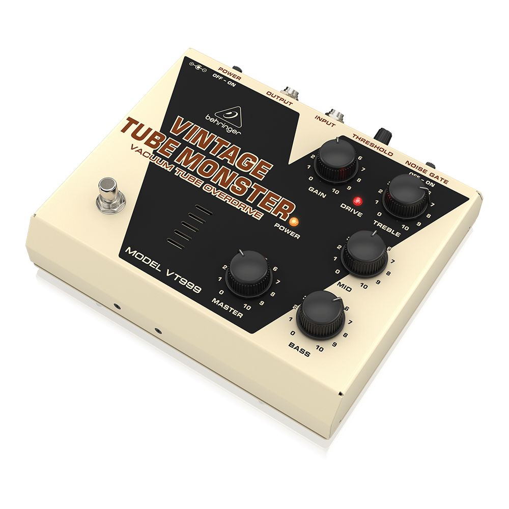 Pedal de Overdrive Valvulado para Guitarra Behringer VT999 Vintage