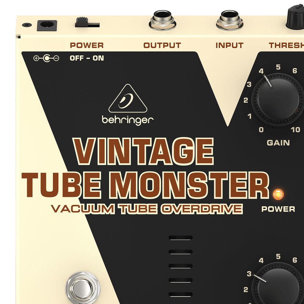 Pedal de Overdrive Valvulado para Guitarra Behringer VT999 Vintage