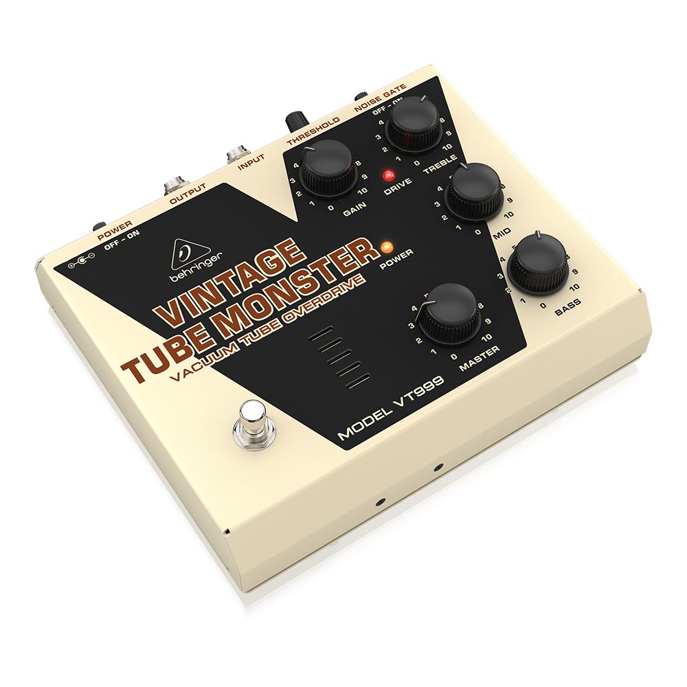 真空管オーバードライブ　BEHRINGER VT999 VintageTube Pedal de Overdrive Valvulado para Guitarra Behringer VT999 Vintage
