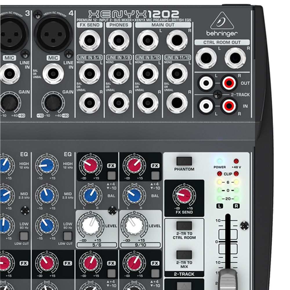 Mixer Mesa de Som 12 Entradas XENYX 1202 110v - Behringer