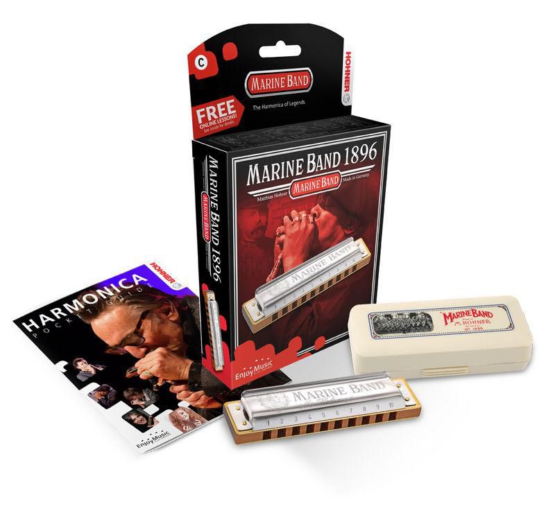 Harmonica Marine Band 1896/20 D (Ré) - HOHNER - AudioDriver