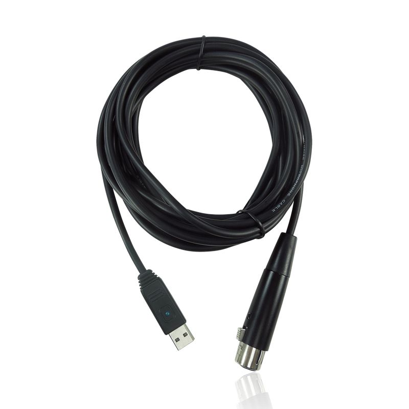Interface de Audio para Microfone Cabo XLR USB MIC 2 USB