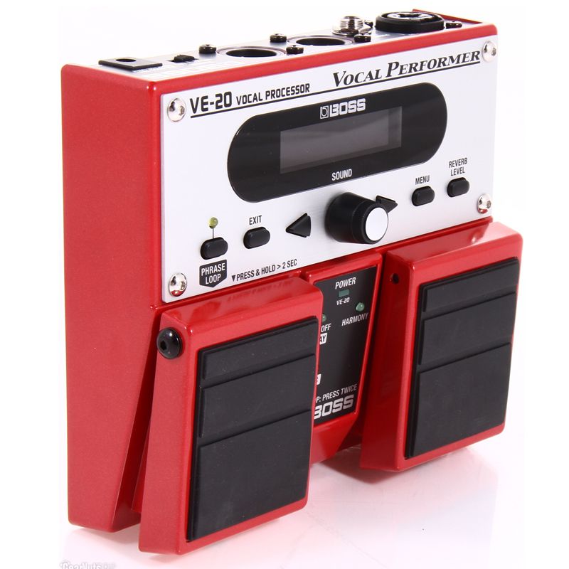 Pedal de Efeitos para Voz VE-20 - Boss + Fonte - AudioDriver
