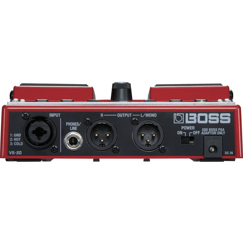 Pedal de Efeitos para Voz VE-20 - Boss + Fonte - AudioDriver