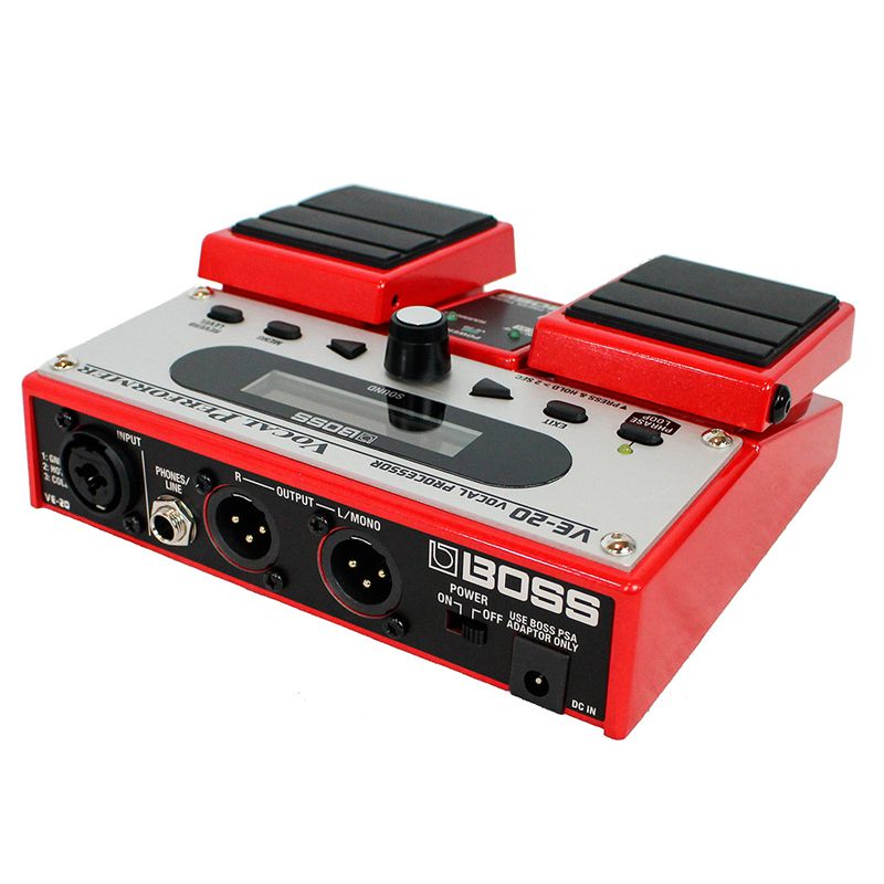 Pedal de Efeitos para Voz VE-20 - Boss + Fonte - AudioDriver