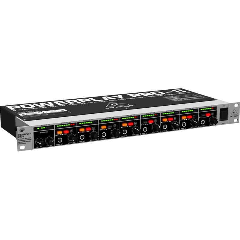Amplificador de Fones - 8 Canais - Powerplay Behringer HA8000