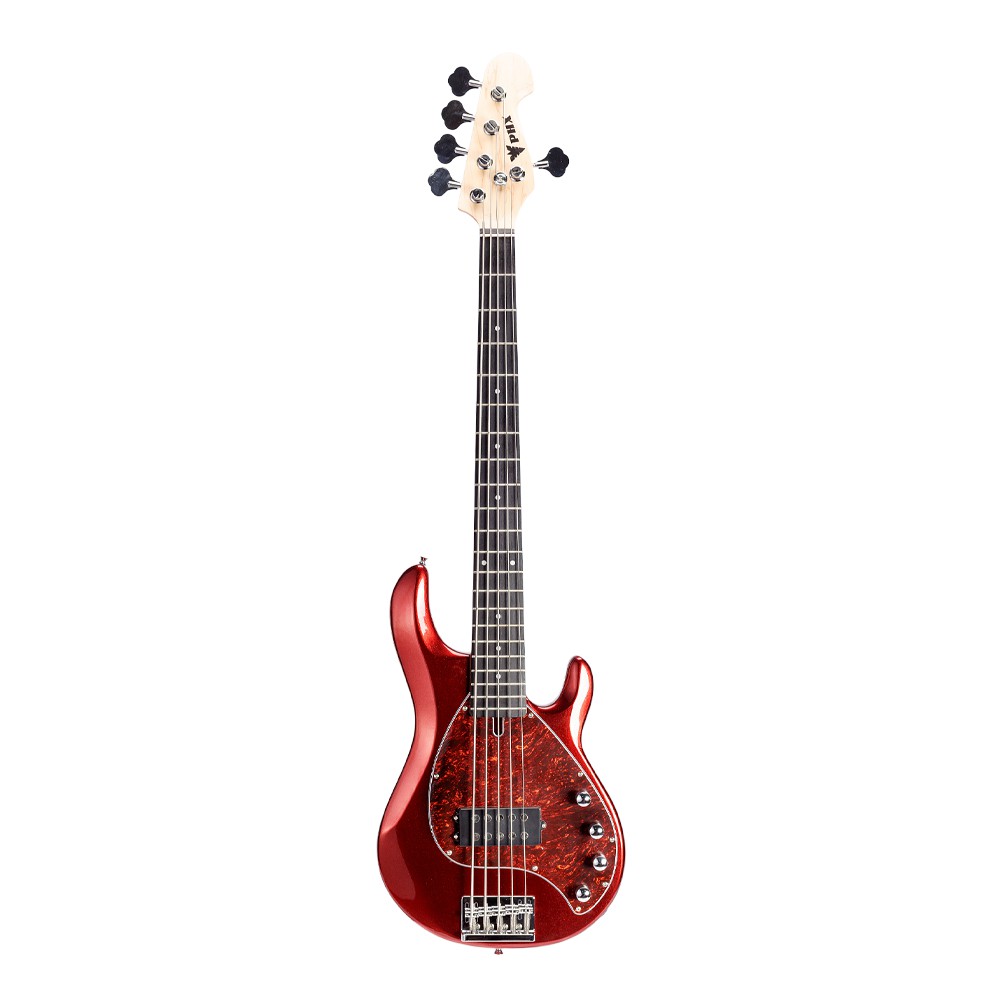 Baixo 5 Cordas Estilo Music Man PHX MSR-5 MRD Sunset Metallic Red