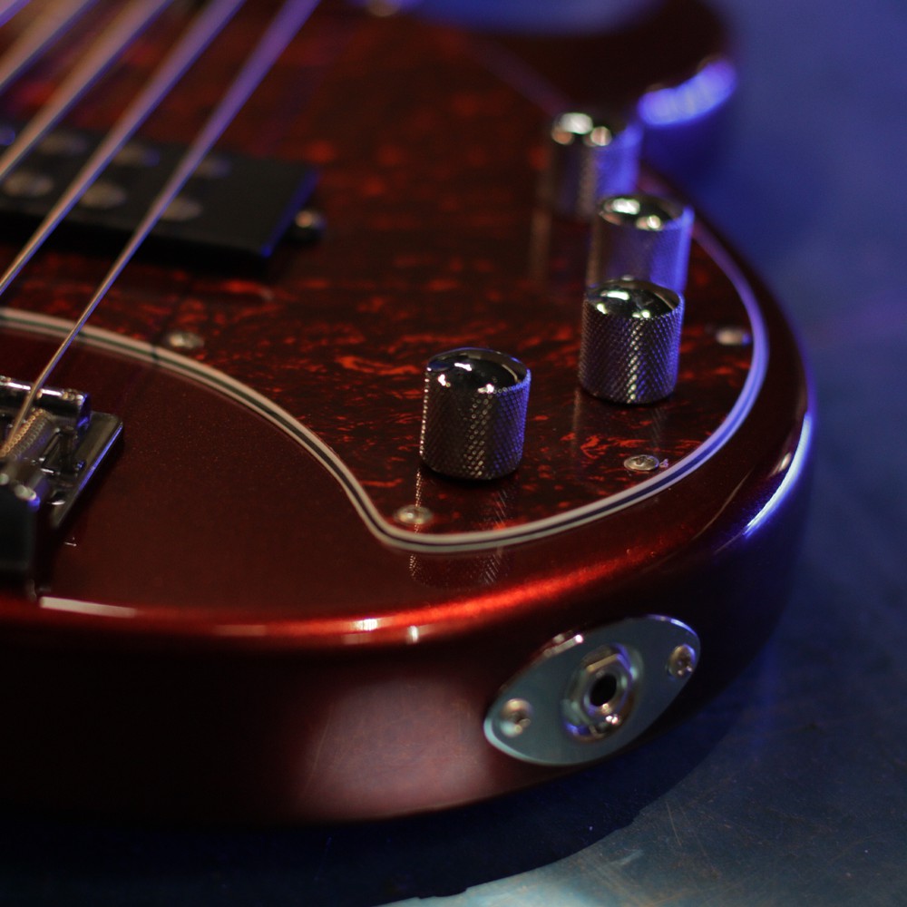 Baixo 5 Cordas Estilo Music Man PHX MSR-5 MRD Sunset Metallic Red