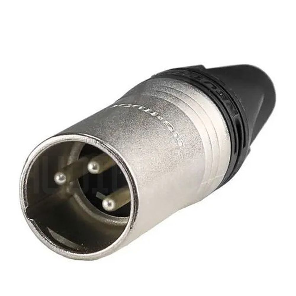Conector XLR Macho Linha 3 Polos Nickel NC3MXX - Neutrik