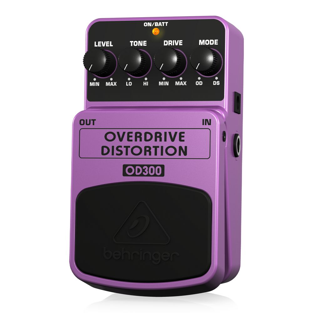Pedal Overdrive e Distorção Behringer OD-300 - AudioDriver
