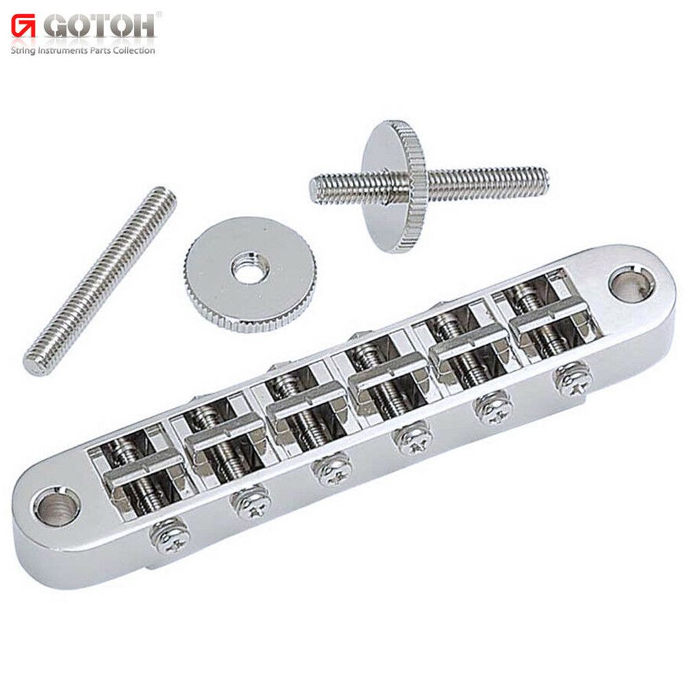 Ponte Tune-O-Matic para Guitarra Les Paul Gotoh GE103B Cromada