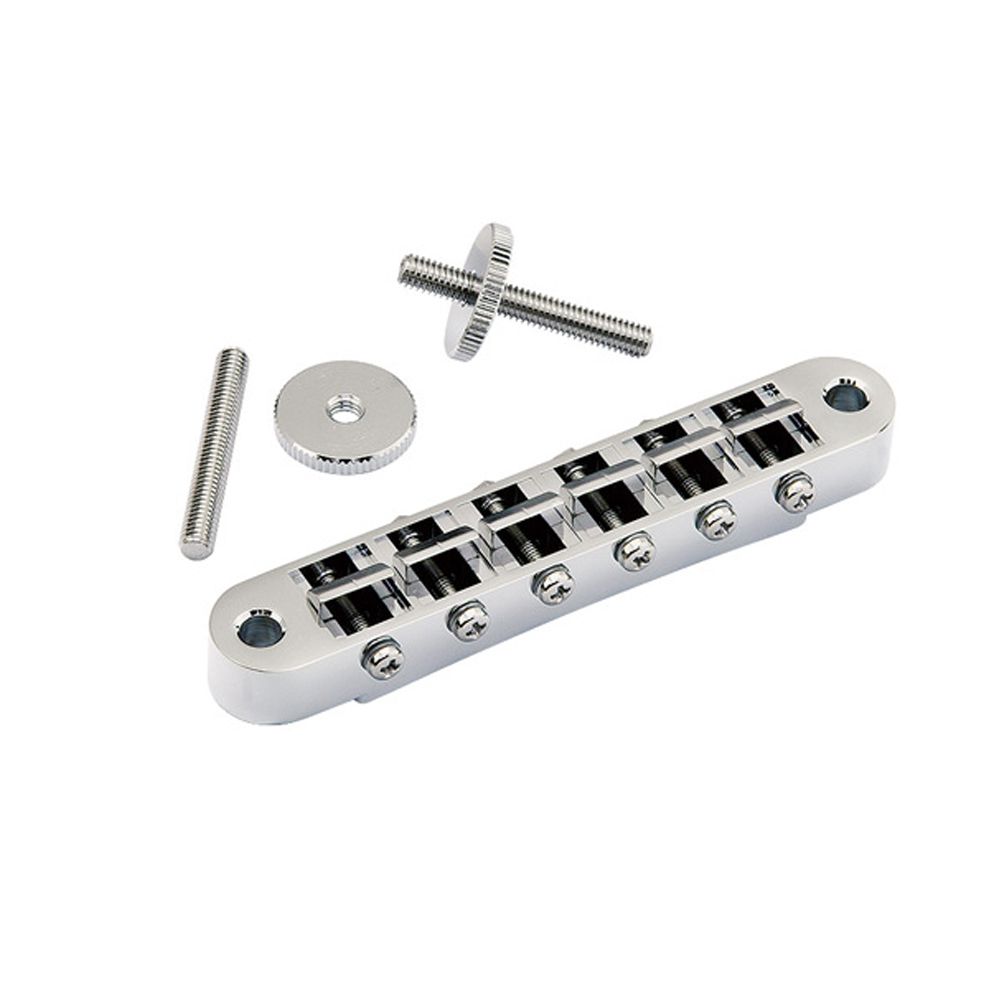 Ponte Tune-O-Matic para Guitarra Les Paul Gotoh GE103B Cromada