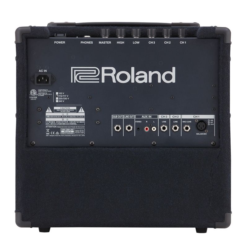 Amplificador para Teclado - 3 Canais KC-80 - Roland - AudioDriver