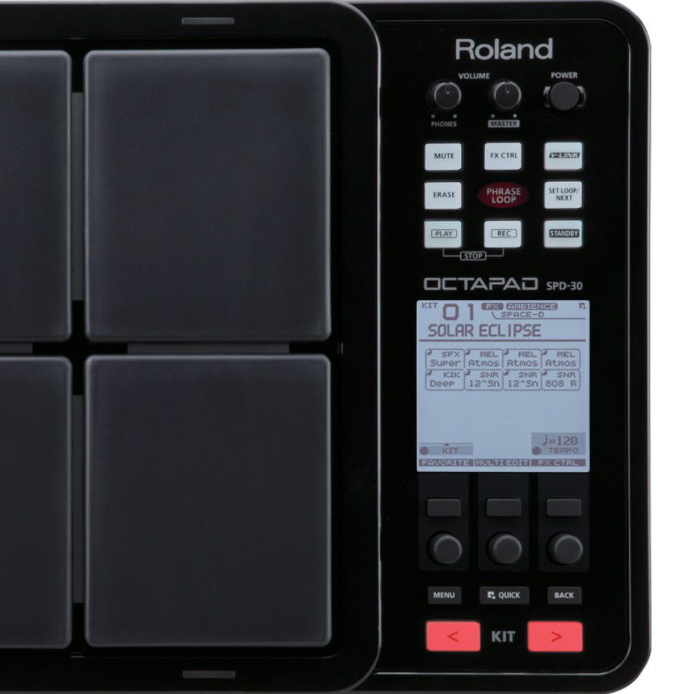 Pad de Percussão Digital SPD-30-BK - Roland - AudioDriver