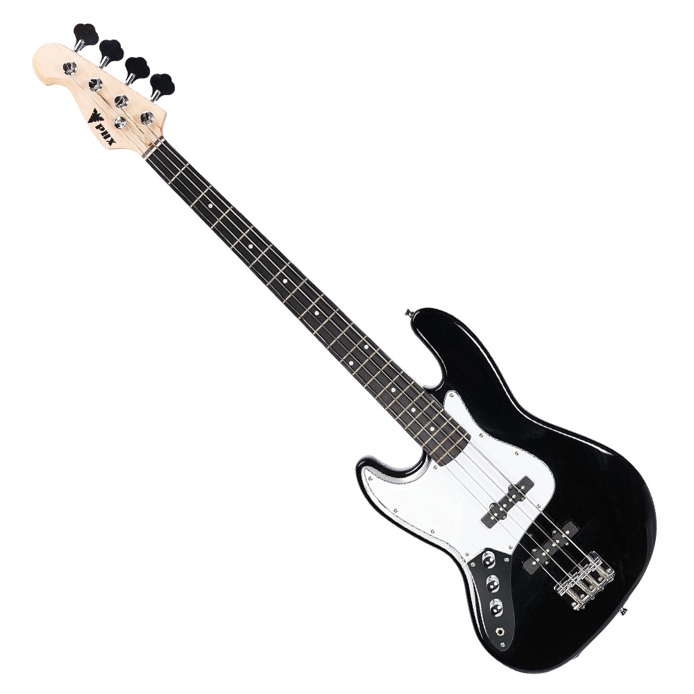 Baixo Canhoto 4 Cordas Jazz Bass PHX JB BK LH Sunset Black