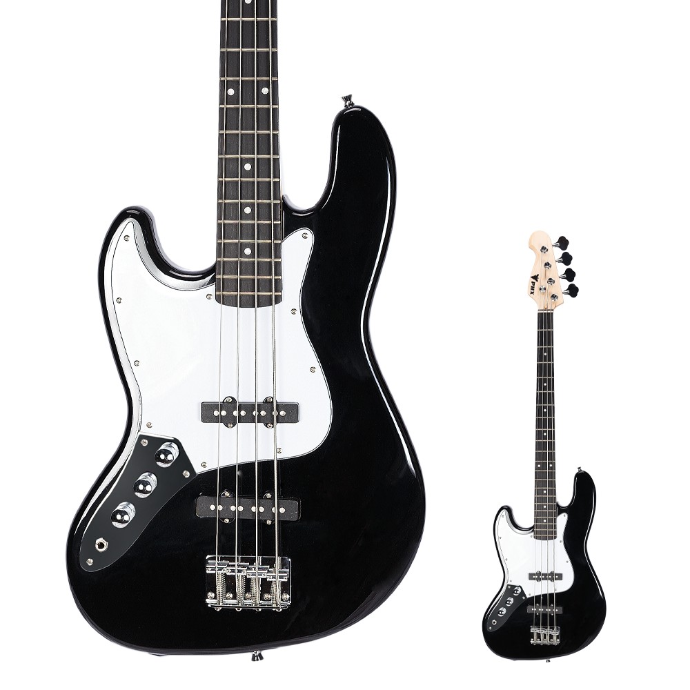 Baixo Canhoto 4 Cordas Jazz Bass PHX JB BK LH Sunset Black