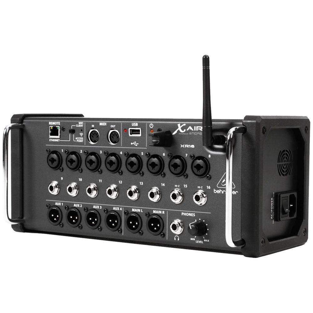 Mixer Digital X-air XR16 16in/6out - Behringer - AudioDriver