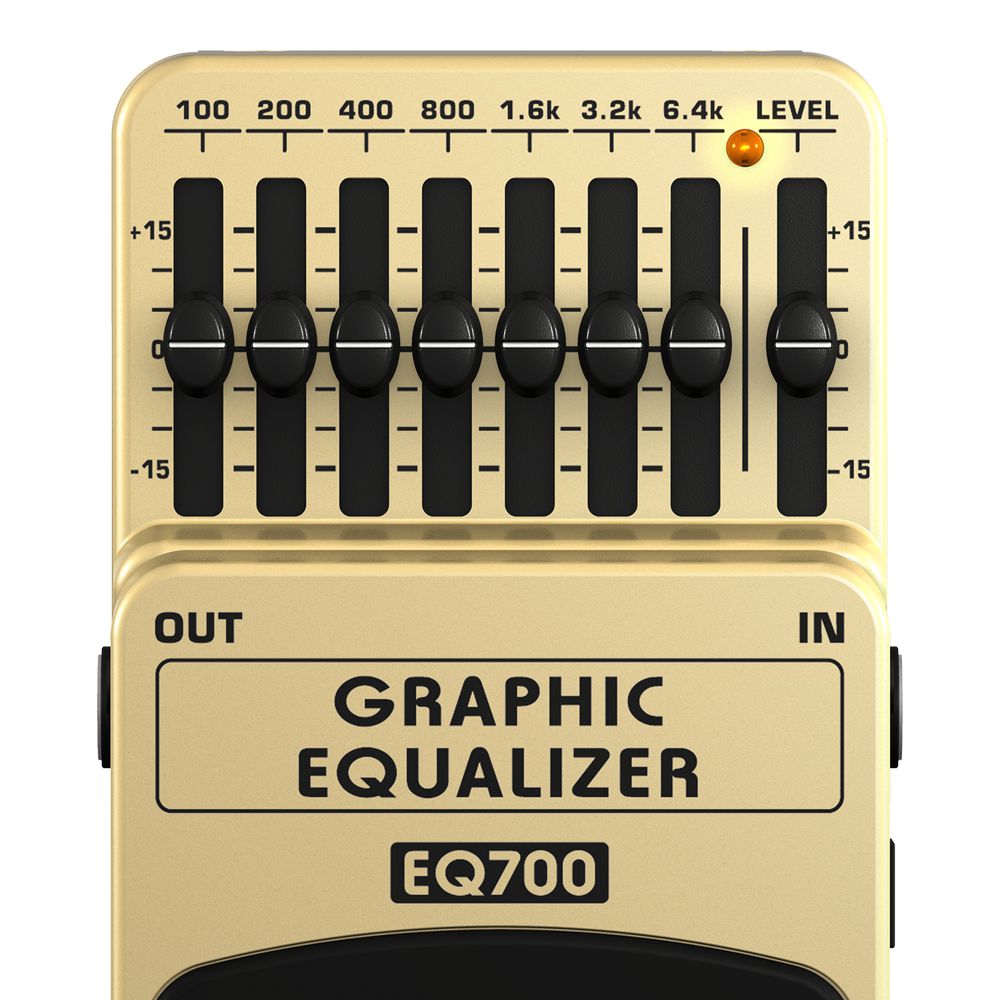 Pedal Equalizador Gráfico para Guitarra EQ700 Behringer