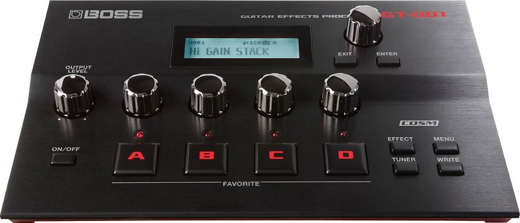 Pedaleira para Guitarra GT-001 - Boss - AudioDriver Instrumentos