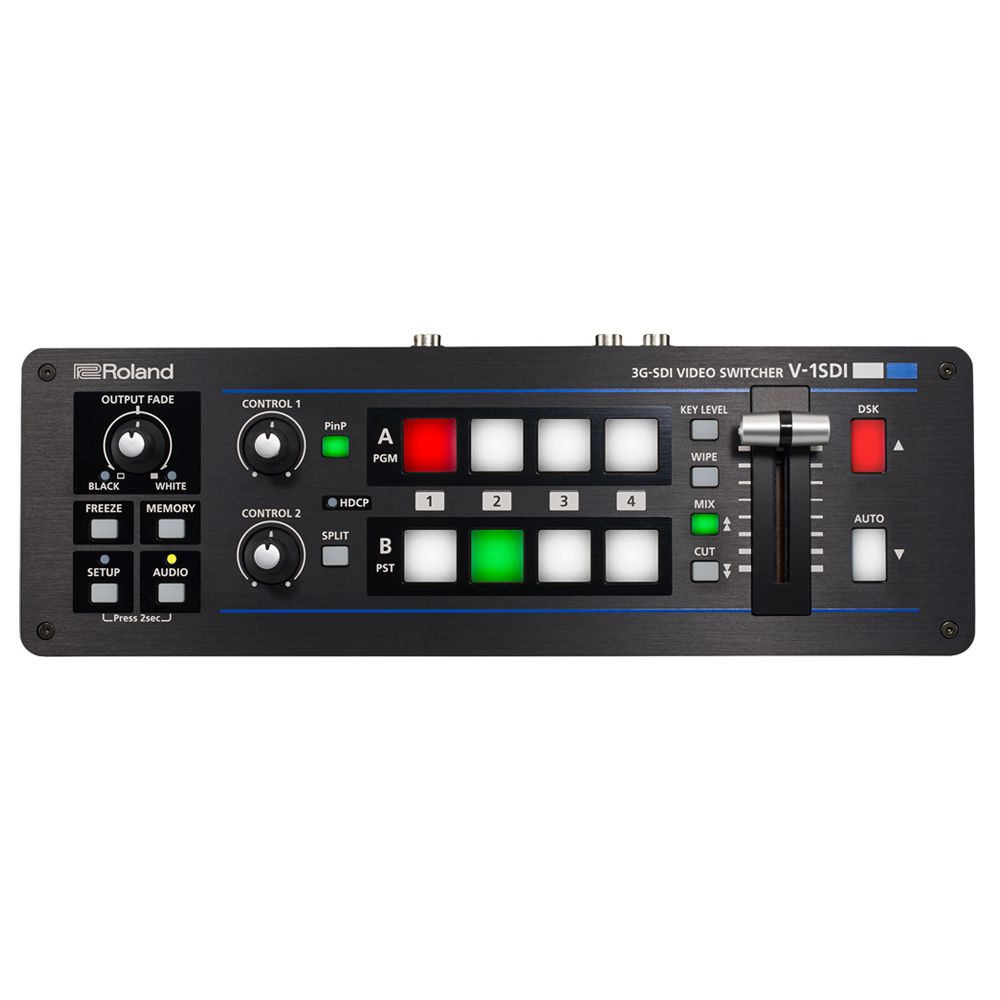 Mesa de Vídeo V-1SDI (Switcher de Vídeo) 4 Canais HD - Roland