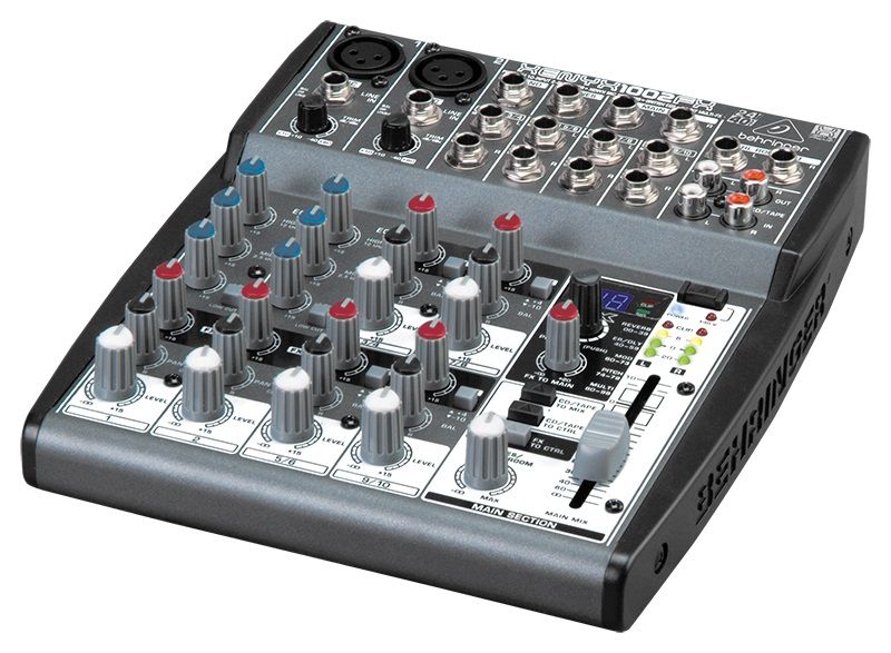 Mixer Mesa de Som 4 Canais com Efeitos Xenyx 1002FX - Behringer
