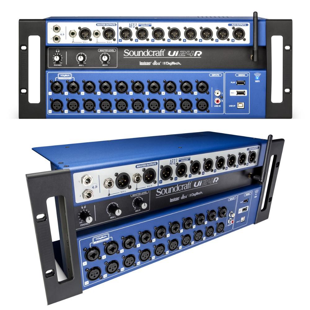 Kit Mixer Mesa De Som Digital UI24R com BAG - Soundcraft