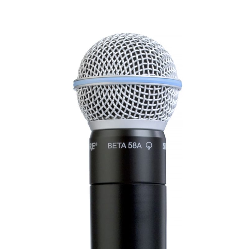 Microfone sem Fio Bastão Beta 58 PGXD24BR/BETA58 Sistema Digital