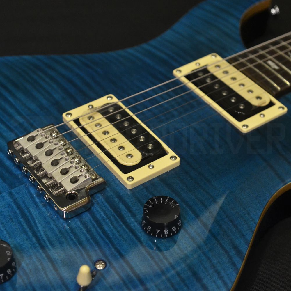 Guitarra PRS SE Custom 22 CU2 Sapphire Black Back - AudioDriver