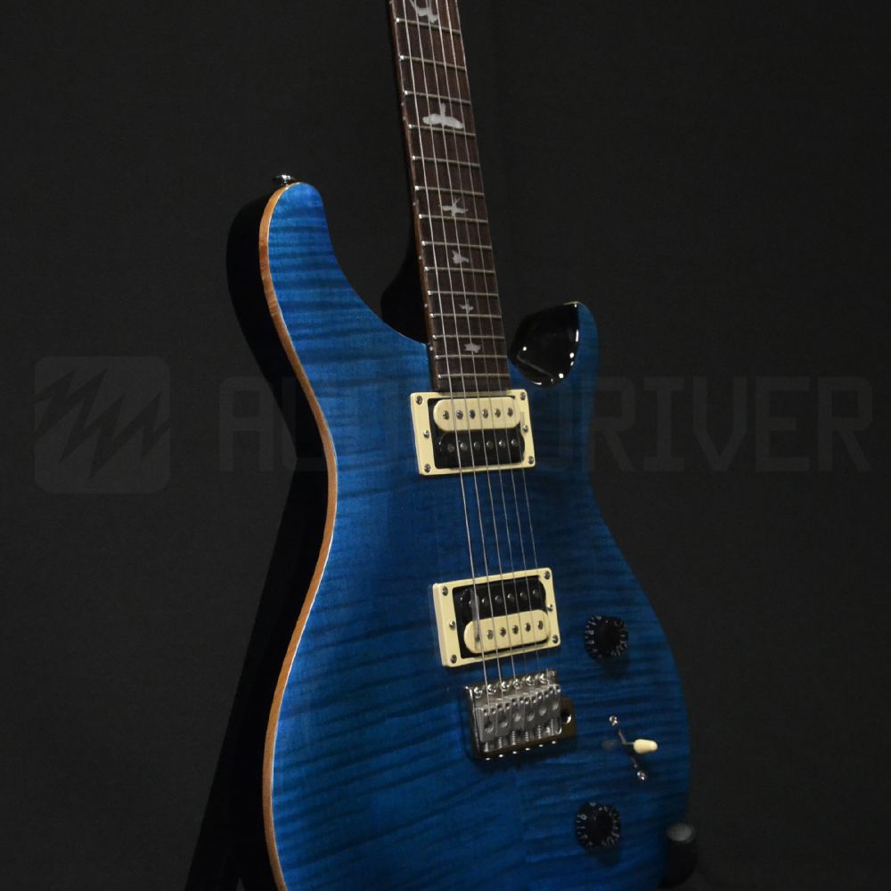Guitarra PRS SE Custom 22 CU2 Sapphire Black Back - AudioDriver