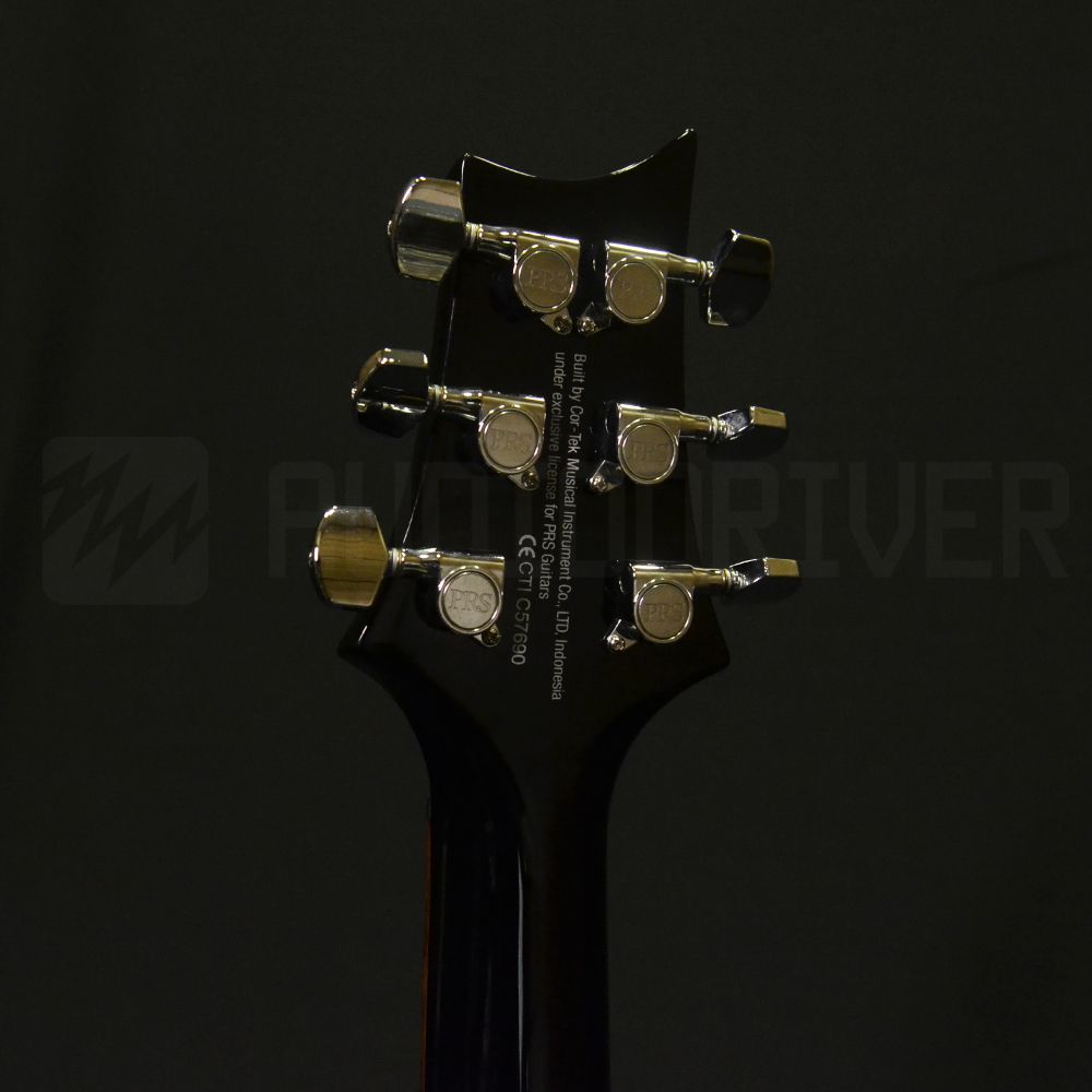 Guitarra PRS SE Custom 22 CU2 Sapphire Black Back - AudioDriver
