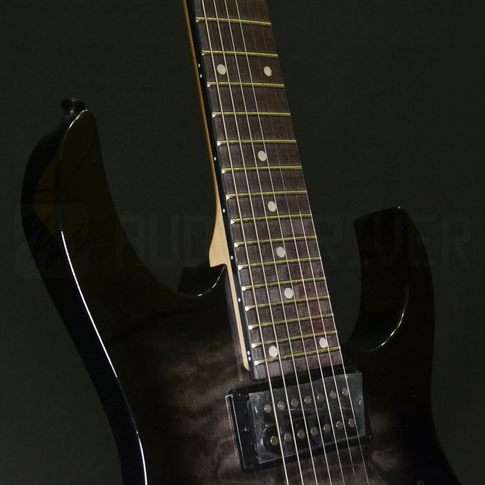 Guitarra Ibanez - 7 Cordas - GRG 7221QA TKS - AudioDriver