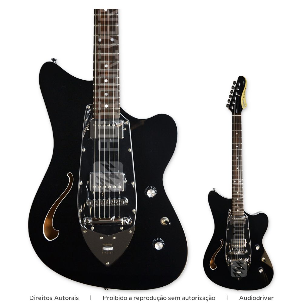 Guitarra Tagima Jet Blues Cosmos BK DF/BK Linha Brasil