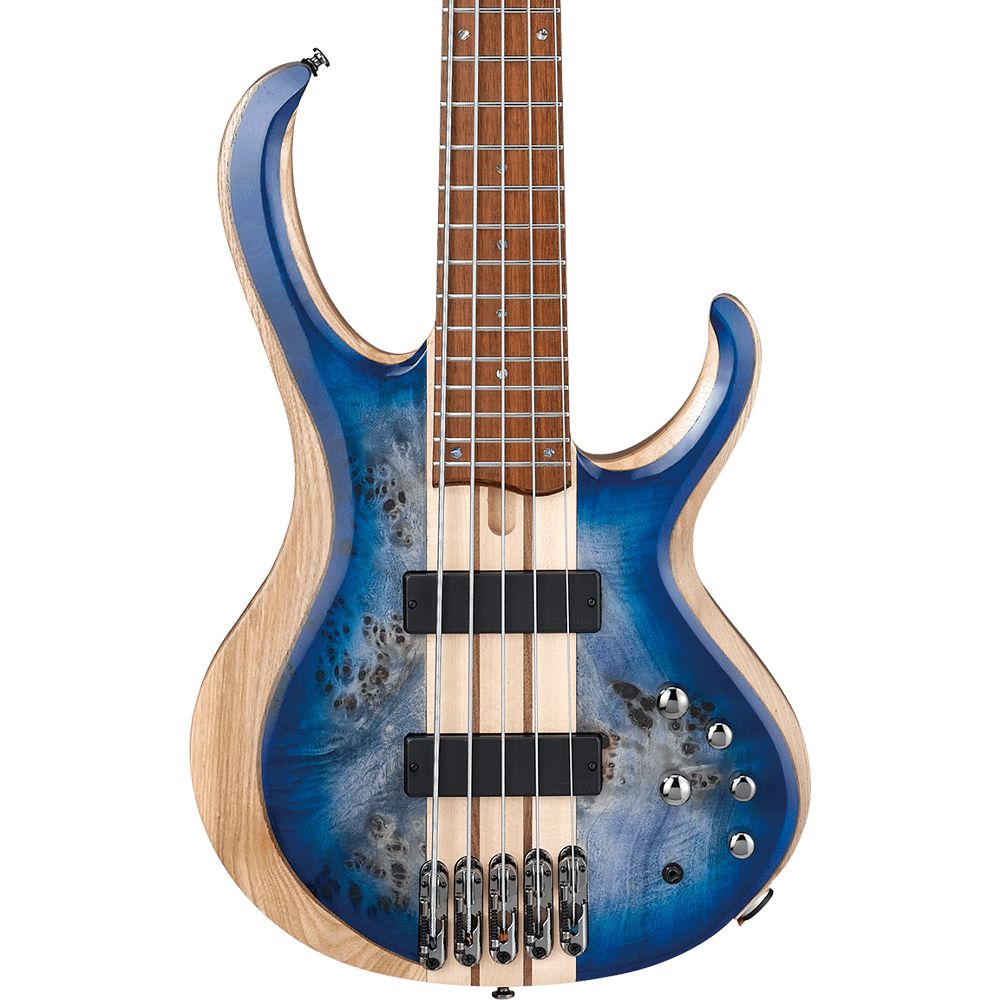 英7”  Burton Combo Lavender Blue / Im Walking 45BB237 Blue Beat /00080 Baixo 5 Cordas Ativo Ibanez BTB845 CBL Cerulean Blue Burst Low