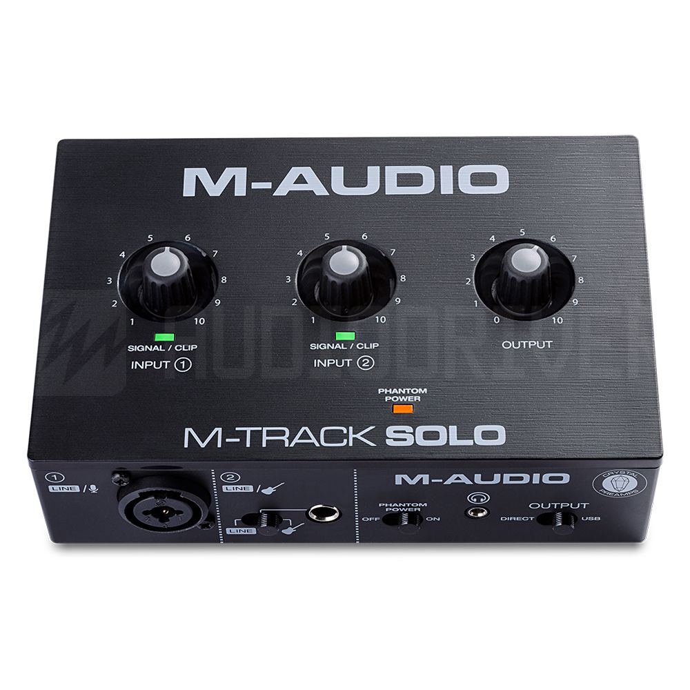 M-TRACK SOLOオーディオインターフェースTASCAMコンデンサーマイク Interface de Áudio MTrack Solo MAudio 2 Canais - AudioDriver