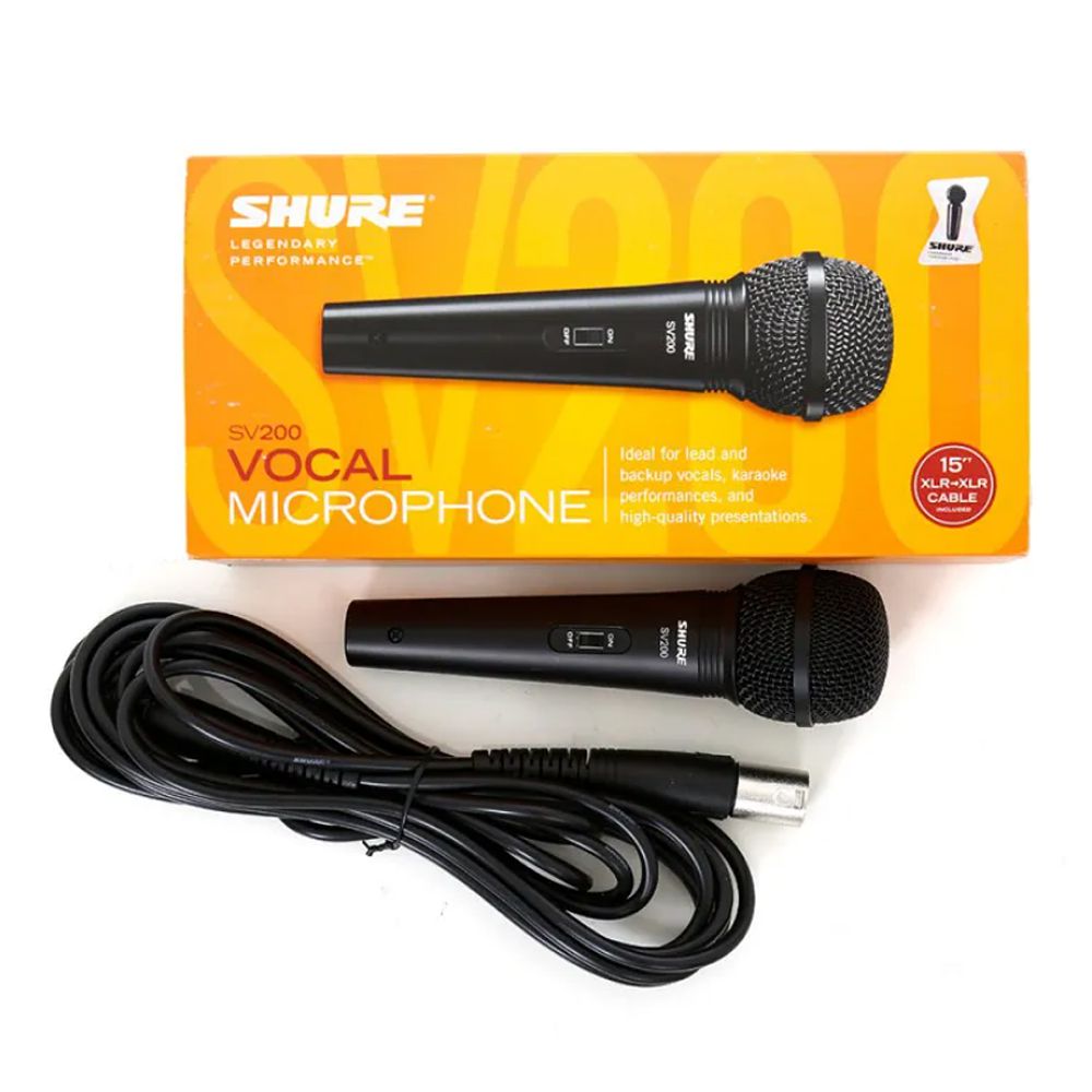 Microfono Dinamico SHURE SV200 | La Sexta Mayor Microfono Dinamico SHURE SV200 | La Sexta Mayor