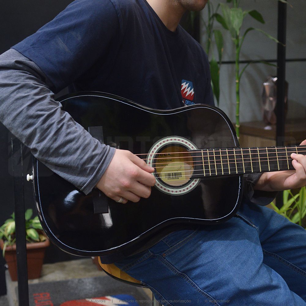 Violão Acústico Vogga VCA102N Aço Clássico 38