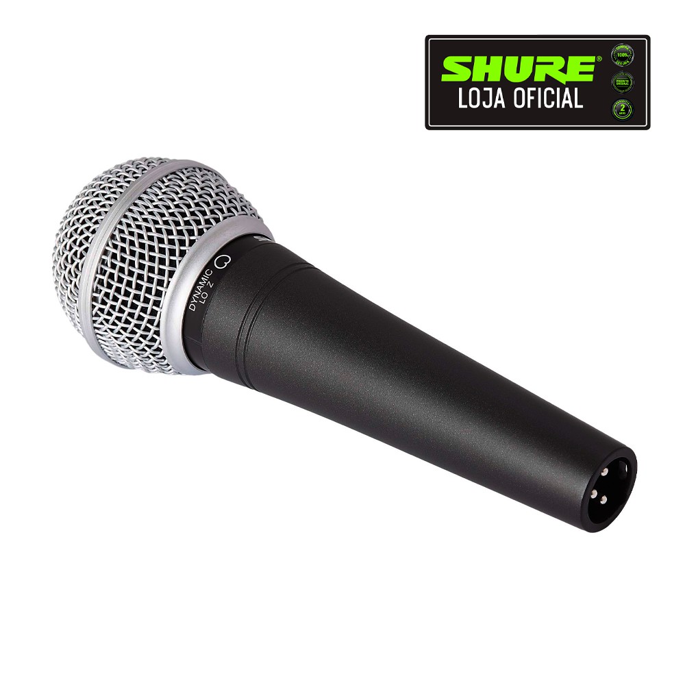 Microfone Cardióide Shure SM-48 LC com Bag - AudioDriver