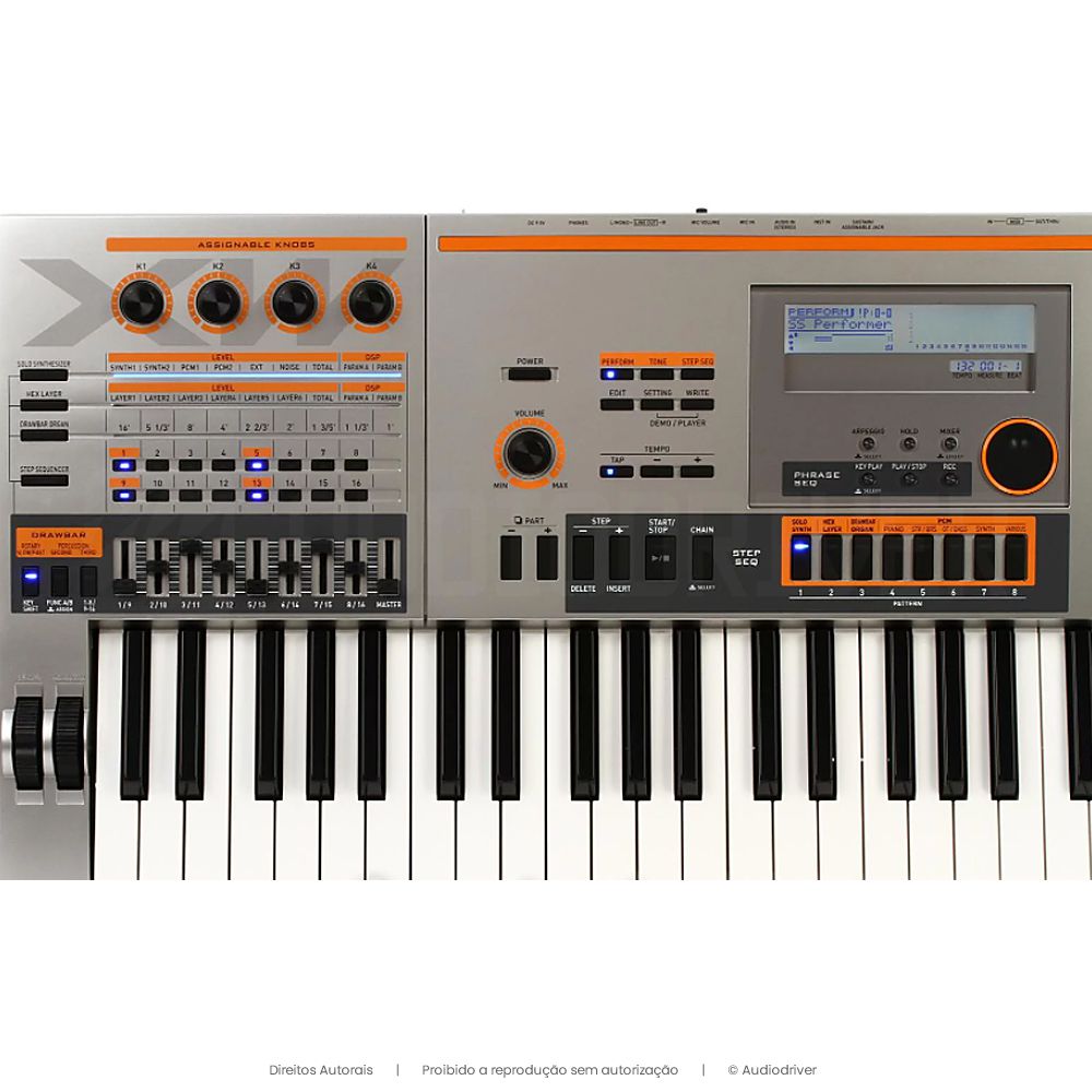 Teclado Sintetizador Casio XW-P1 + Pedal Sustain G + Capa +